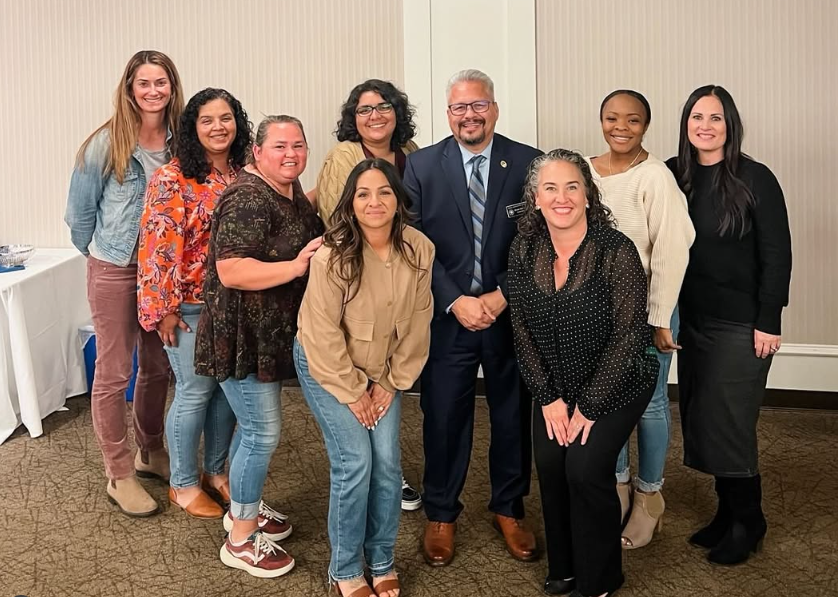 PTSA representatives gathered at the 4th District PTSA dinner